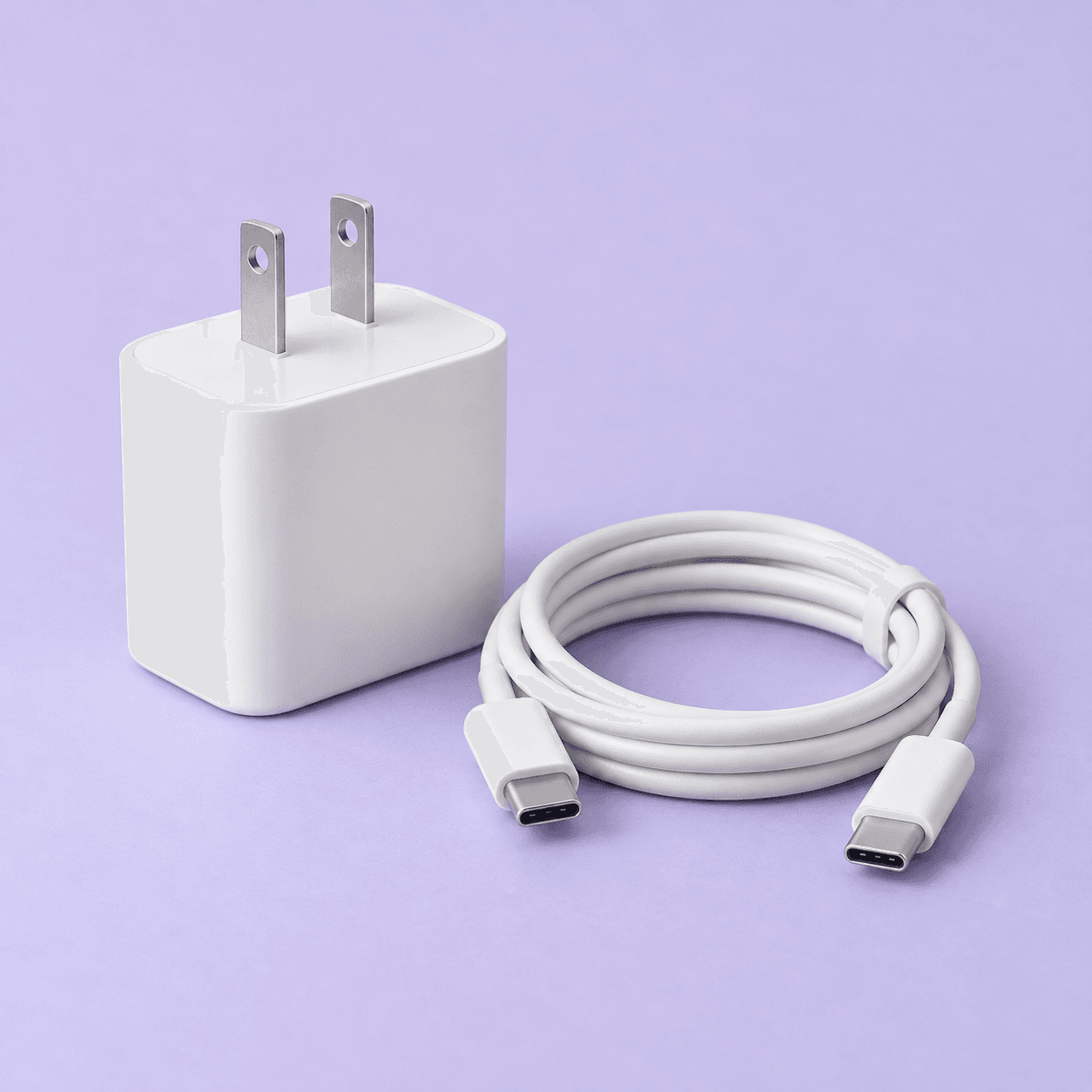 Spare USB-C charger and cable